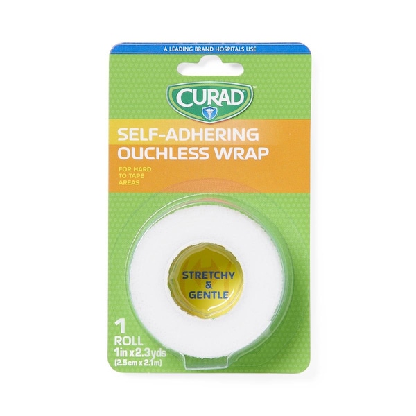 Medline CURAD Ouchless Tape, 1in x 2.3 yd., 24PK CUR08801RBC - main