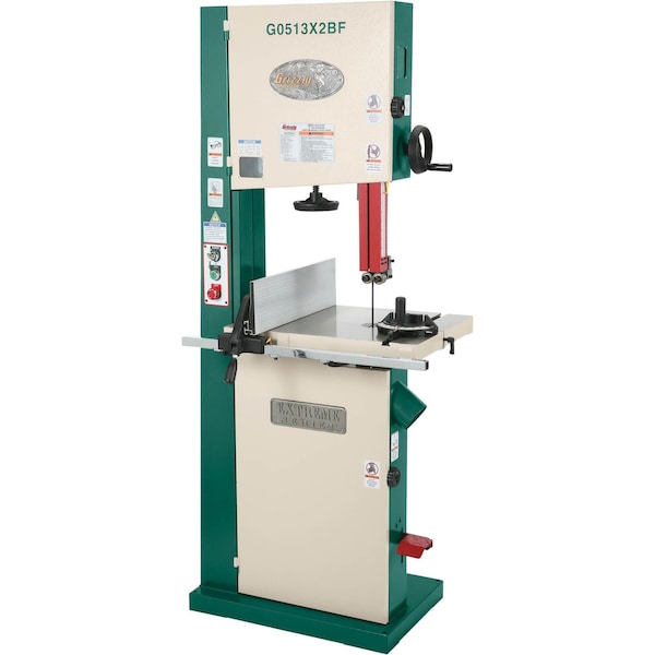 Grizzly 17" 2 HP Extreme-Series Bandsaw w/ Cast-Iron Trunnion & Foot Brake G0513X2BF - main