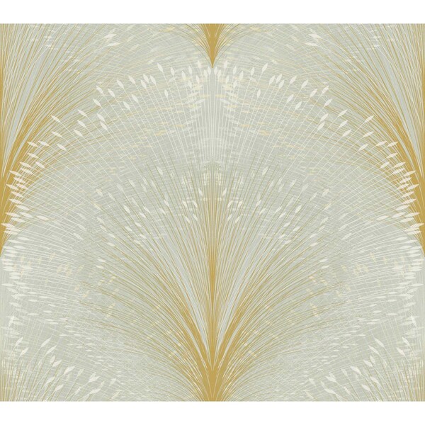 York Wallcoverings Papyrus Plume Sage Wallpaper OI0682 - main