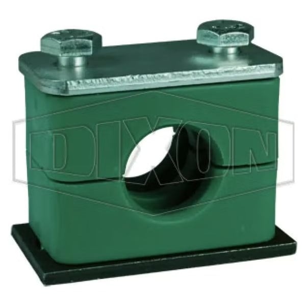 Dixon Standard Tube Clamp, 1-1/2 in Pipe, Polypropylene/Steel HST24T - main