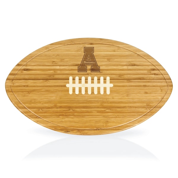 Picnic Time Family Of Brands NCAA App State Mountaineers Kickoff Football Cheese Board - Novelty Charcuterie Board 908-00-505-793-0 - main