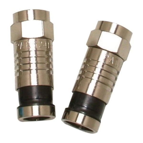 Eclipse Tools F Connector, RG6/U, PK50 705-001-BK-50 - main
