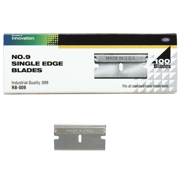 Pacific Handy Cutter 2 in. No. 9 Single Edge Utility Blade, 100 PK RB009 - main