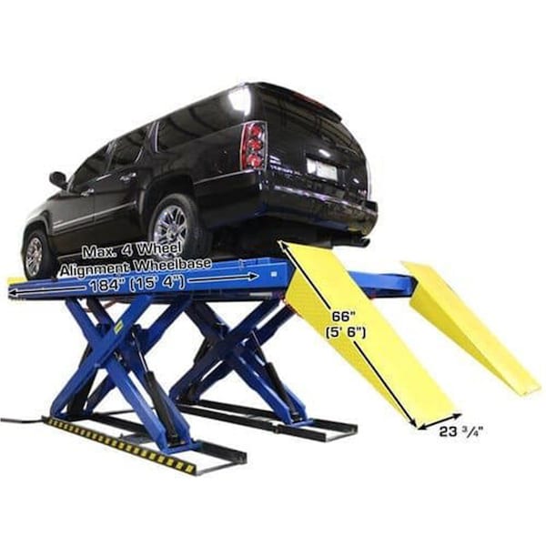 Atlas Automotive Equipment Px16A Scissor Alignment Lift And Rj8 Rolling Jacks Combo ATPK-PX16ACF-COMBO - main