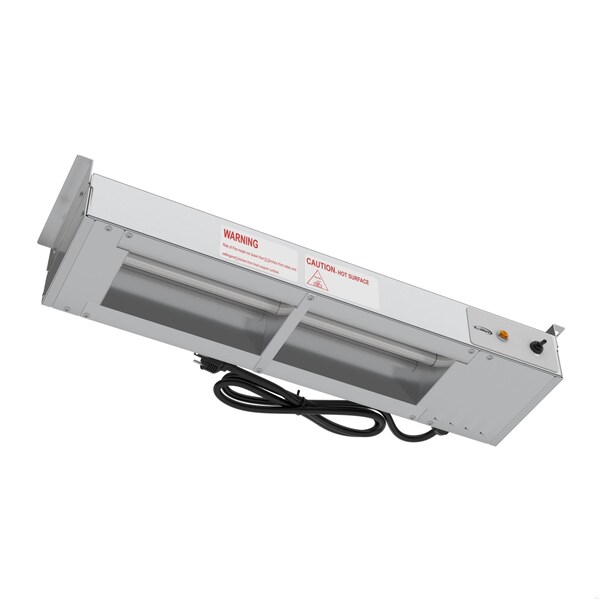 Koolmore 24 In. High Wattage Commercial Strip Warmer with Toggle Controls and Cord - 120V, 500W KM-WSTRIP-24 - main