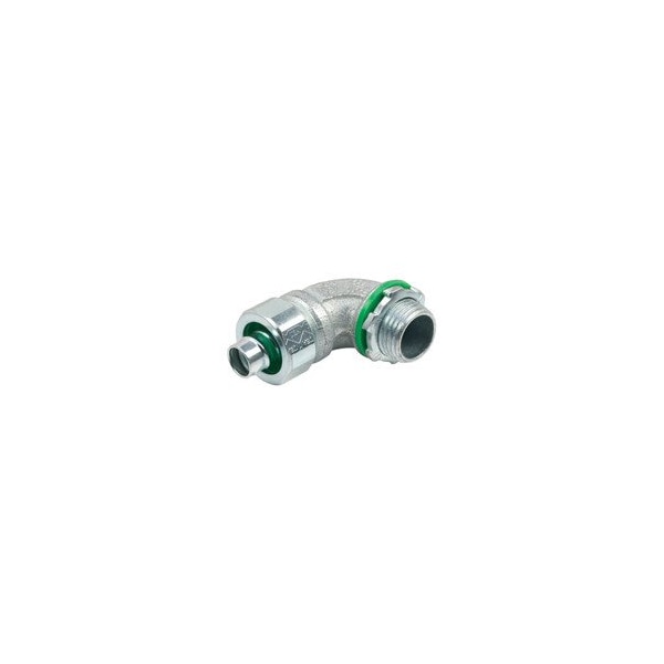 Bridgeport 3/8" Liquidtight Connector, 90 Degree 469-SLT - main