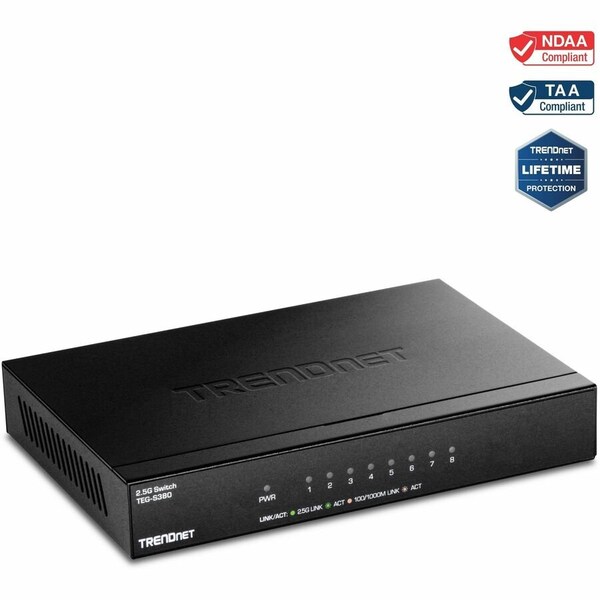 Trendnet 8 Port 2.5G Switch TEG-S380 - main
