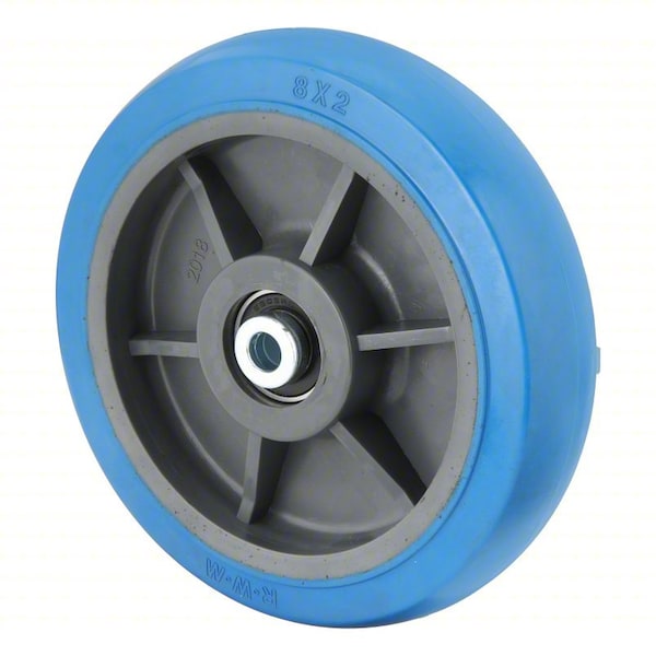 Zoro Select Caster Wheel, 8"dia, 700 lb, Blue SWB-0820-08 - main