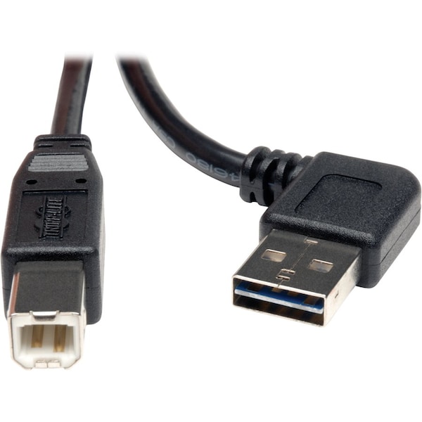 Tripp Lite Right Angle USB Cable, Black, 36in L UR022-003-RA - main