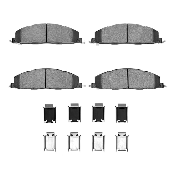 Dynamic Friction Co DFC HybriDynamic Brake Pads Hrdwr Kit 4000-1400-01 - main