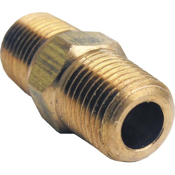 Westlake Pipe & Fittings 1/8'' MPTx1/8'' MPT Brass Hex Nipple 17-8601 - main