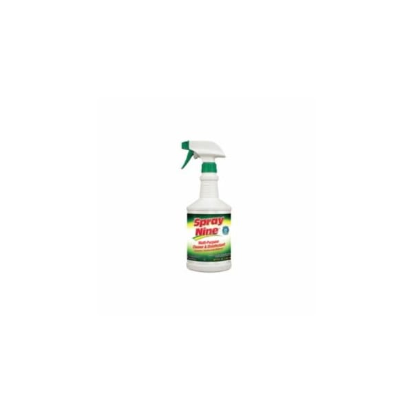 Spray Nine Heavy-Duty Cleaner+Degreaser+Disenfectant, 32 oz Round Spray Bottle, Citrus, 12PK 253-26832 - main