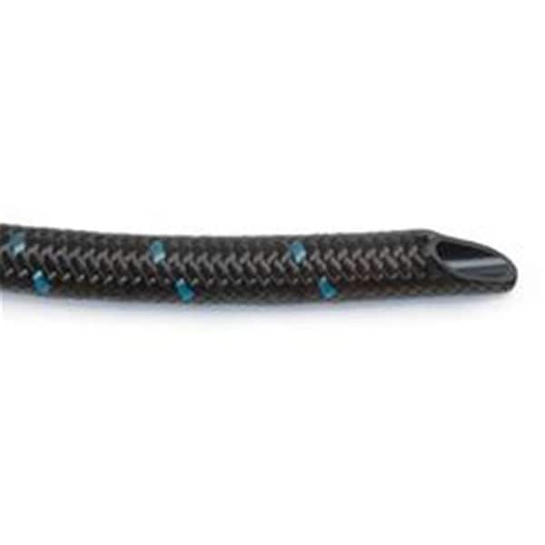 Ezgeneration 20 ft. 6 AN Pro-Classic Braided Nylon Hose, Black with Blue Tracer EZ775855 - main