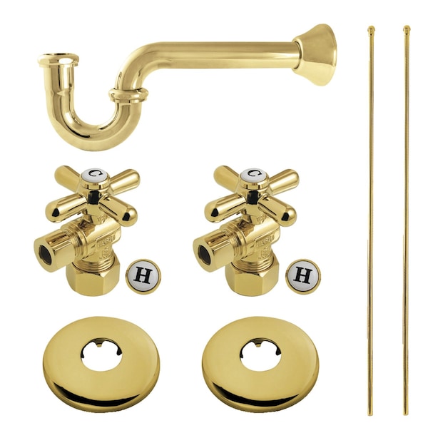Kingston Brass Plumbing Supply Kit Combo, Polished Brass KPK302 - main