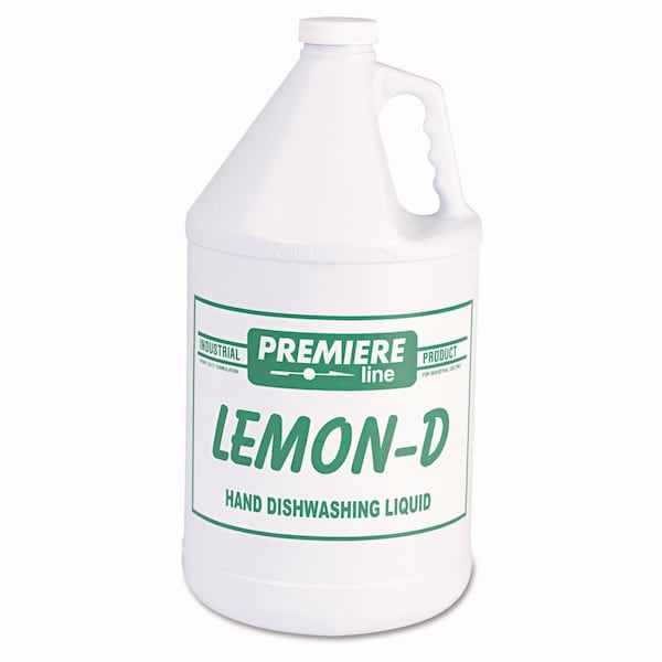 Kess Lemon-D Dishwashing Liquid, Lemon, 1 gal, Bottle, PK4 KES LEMON-D - main