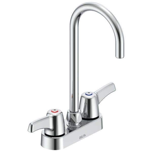 Delta Commercial 27C4 / 27C5 / 27C6 Two Handle 4 In Deck-Mount Faucet In Chrome 27C4873 - main