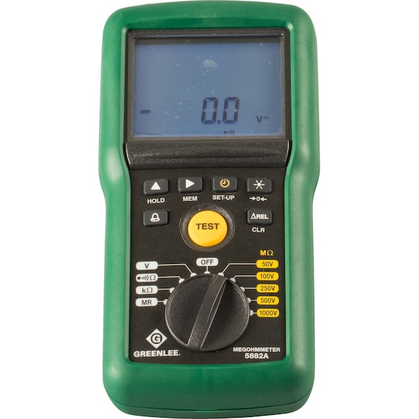 Greenlee Battery Operated Megohmmeter, LCD Display 5882A - main