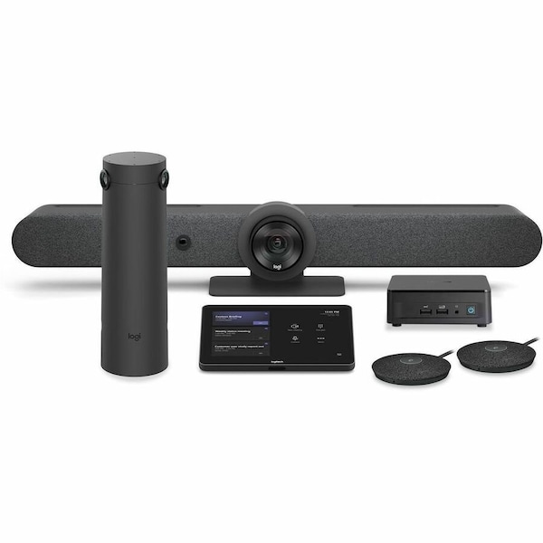 Logitech RALLY BAR + TAP + SIGHT + 2 MIC PODS + ASUS NUC FOR MICROSOFT TEAMS ROO TAPRBGMSTTAA-S - main