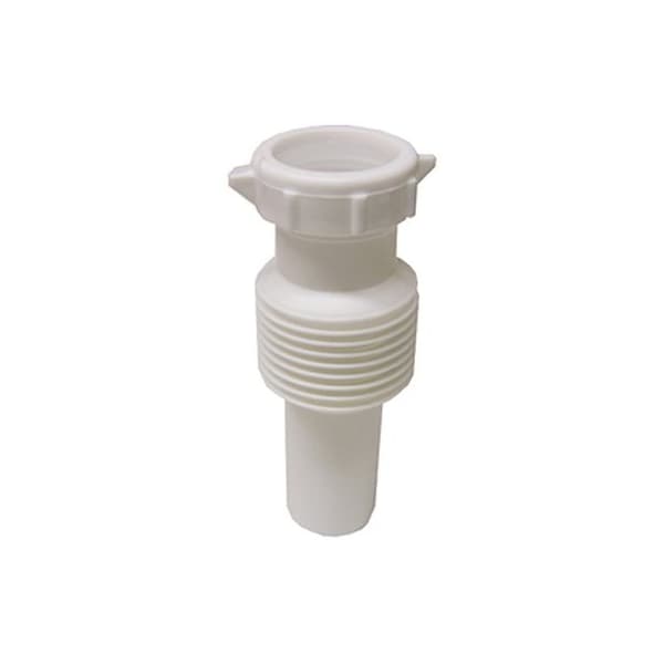 Larsen Supply Co 1-1/4Wht Flex Tailpiece 03-4315 - main
