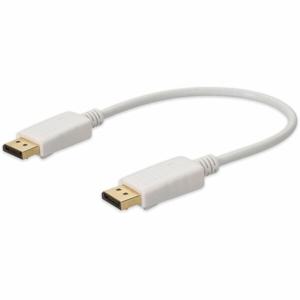 Add-On DisplayPort Male to DisplayPort Male White Cable For Resolution Up to 3840x2160 (4K UHD) DISPLAYPORT1FW - main