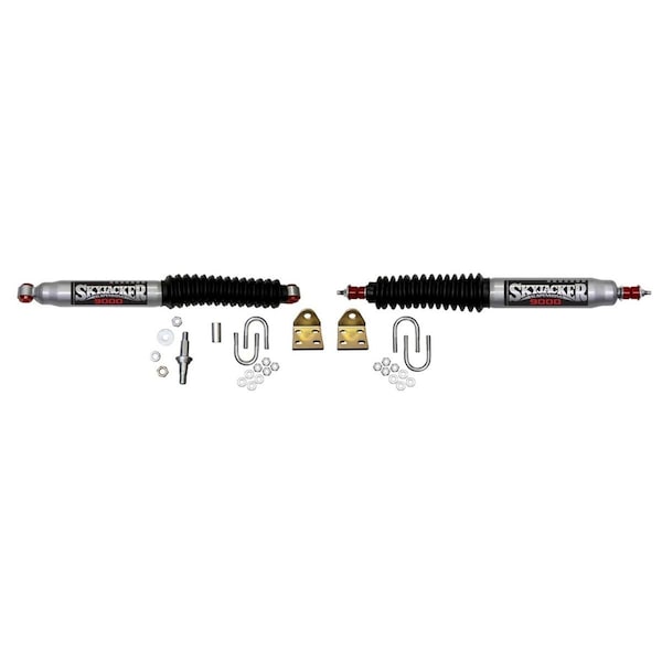 Skyjacker Suspension Dual Stabilizer Silver Kit with Black Boots SKY9219 - main