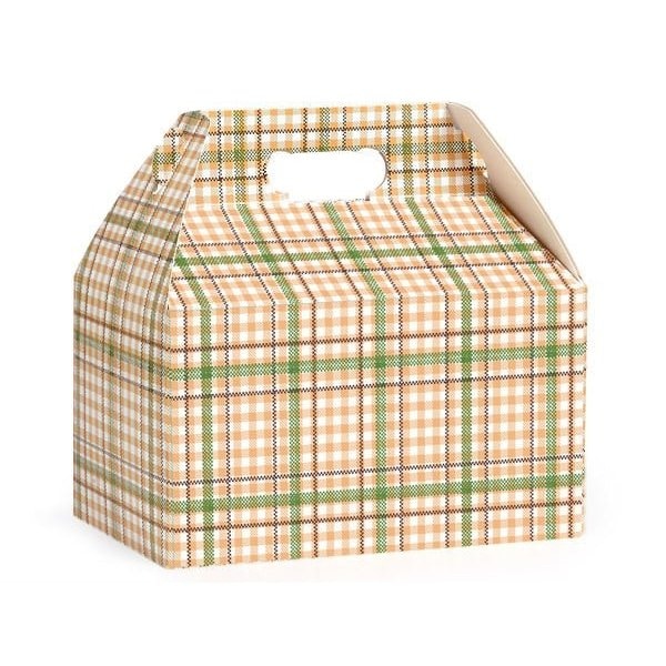 Nashville Wraps Fall Plaid Gable Box, 9.5x5x5, 6PK FPGB - main