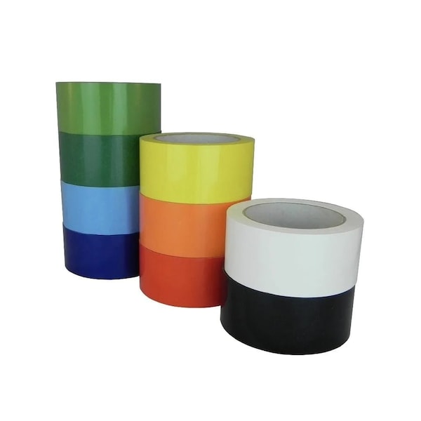 Wod Tape CSTC24PVC UPVC Bookbinding Carton Sealing Packaging Tape Red: 1.5 in. x 1000 yds, 8PK WOD CSTC24PVC-01500-8-1000-RED - main