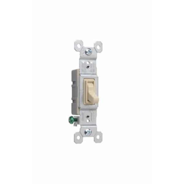 Legrand TradeMaster Standard Self-Grounding Switch, 15 A, 120 VAC, Push, Side, Speed Wire Terminal 660IGU - main
