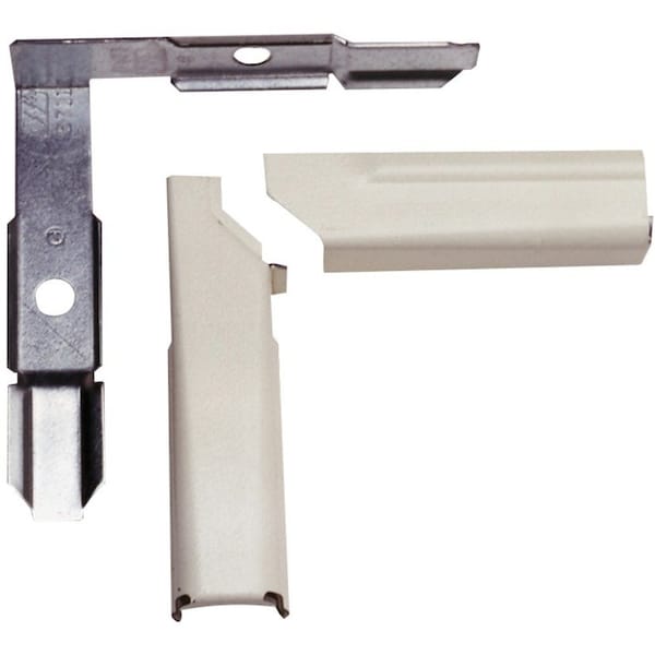 Wiremold Internal Elbow Fitting, Ivory, Steel V5711LHA - main