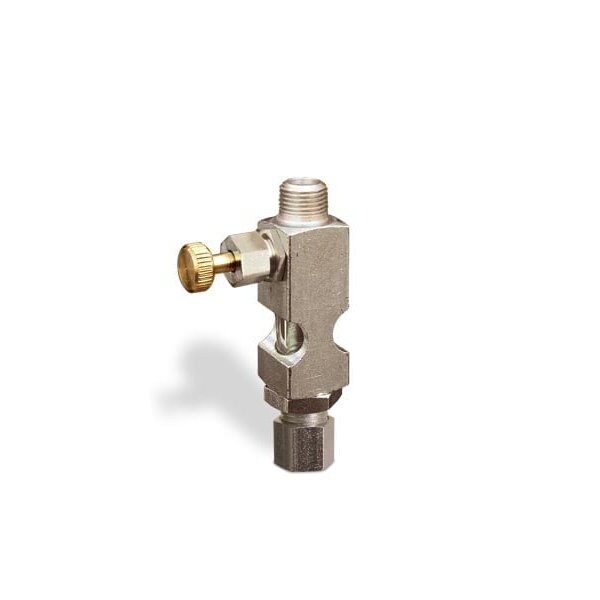 Oil-Rite Straight Sight Feed Valves With 1/8in. Inlet, Solid Gasket - Handwheel, 1/8in. Male NPT B1628-425B2HW - main
