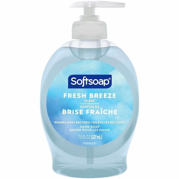 Softsoap Liquid Hand Soap Pumps, Fresh Breeze, 7.5 oz Pump Bottle, 6PK US04964A - main