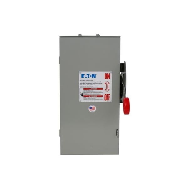 Eaton Heavy Duty Safety Switches DH 3P 60A 240V 50/60Hz 3Ph EA NEMA 3R DH322NRK - main
