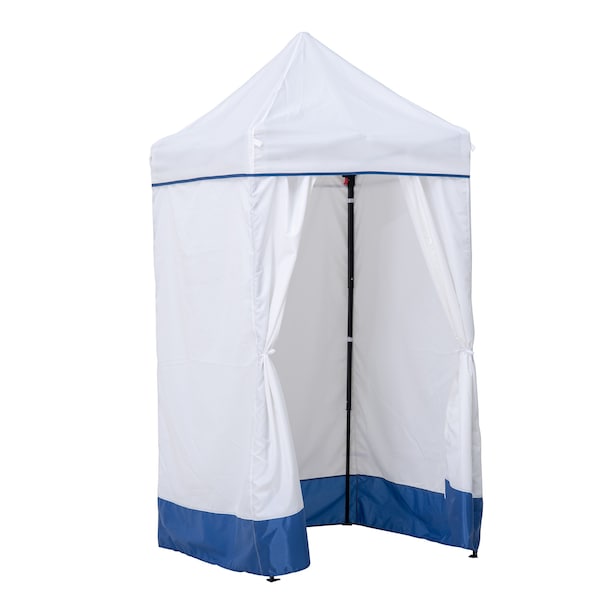 Sunjoy Cabana 4 ft x 4 ft Navy Pop-Up Canopy Tent, Outdoor Instant Pop-Up Gazebo, Portable Changing Tent A109010201 - main
