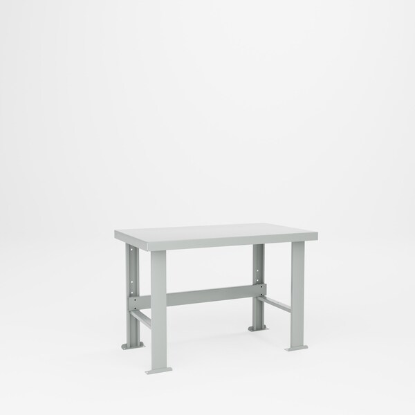 Pucel F Series Steel Top Workbench, 48 in W x 28 in D x 32.5 in H, Light Blue F-2848 - main