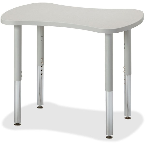 Jonti-Craft Berries Collaborative Bowtie Table, 24 in. x 35 in., Freckled Gray/Gray 6310JCS000 - main