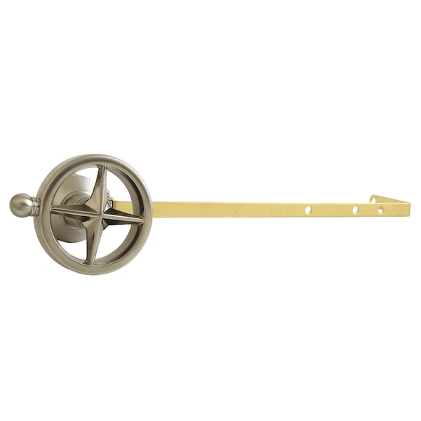 Kingston Brass Universal Front or Side Mount Toilet Tank Lever with Knurled Handle, Brushed Nickel KTRNKD8 - main