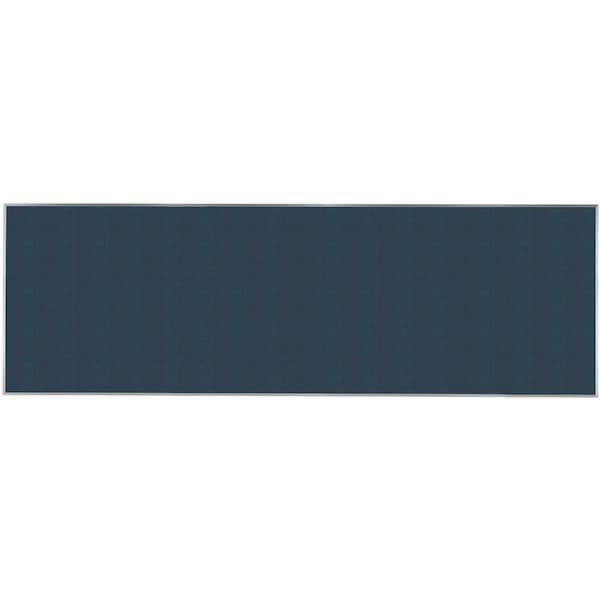 Aarco VIC Cork Bulletin Board w/ a Clear Satin Anodized Al Frame, Poppy Seed Dark Gray 48''Hx144''W DW48144204 - main