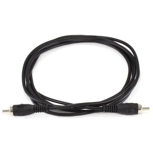 Monoprice 6ft RCA Plug/Plug M/M Cable - Black 653 - main