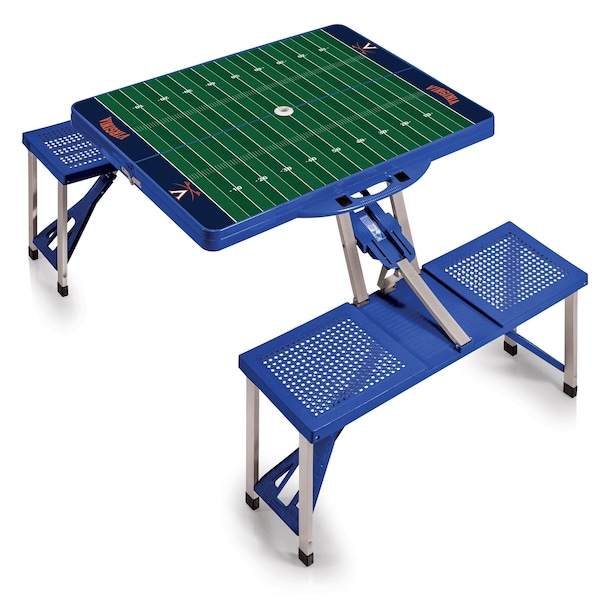 Picnic Time Family Of Brands Virginia Cavaliers - Football Field - Picnic Table Portable Folding Table 811-00-139-595-0 - main