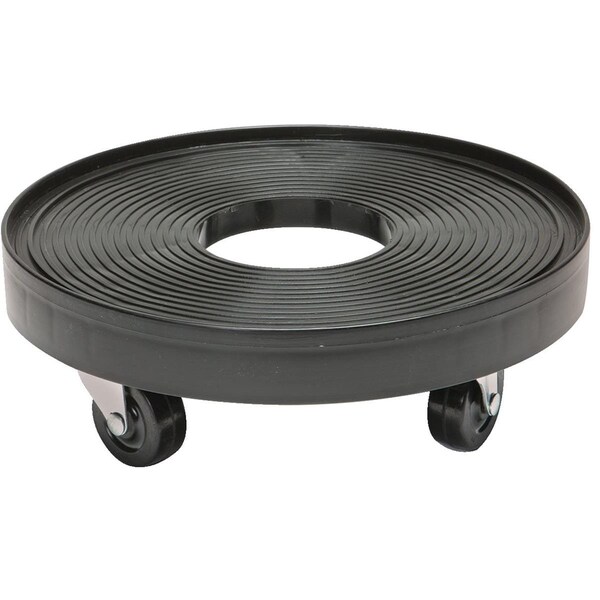 Devault Enterprises Plant Dolly with Drainage Hole, Black, 12" DEV3015BL - main