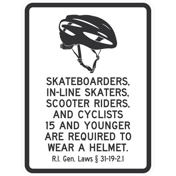 Lyle Skateboarders, In-Line Skaters, Scooter Riders, And, 18x24, Non-Reflective, White G-11027-NA_18x24 - main