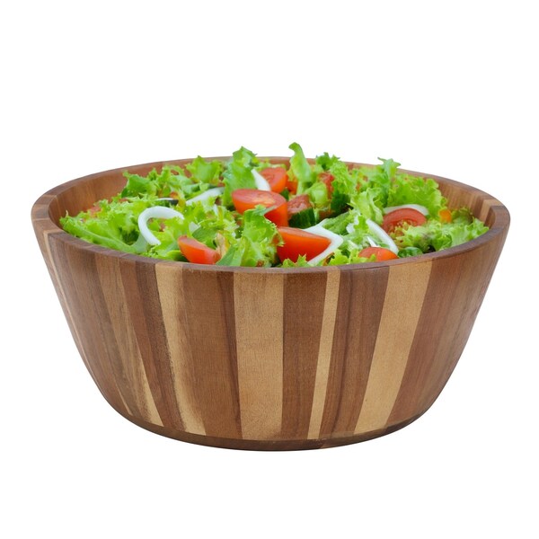 Megachef 13.8 Inch Jumbo Acacia Wood Salad Bowl 750122155M - main