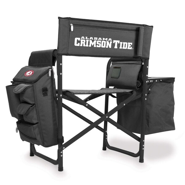 Picnic Time Family Of Brands NCAA Alabama Crimson Tide Fusion Camping Chair with Side Table and Soft Cooler 807-00-679-004-0 - main