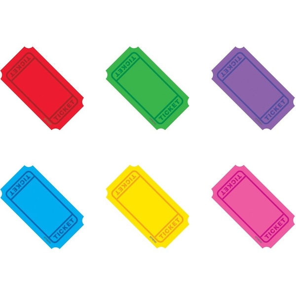 Trend Enterprises Winning Tickets Mini Accents Variety Pack, 72 Pieces, PK6 T10846 - main