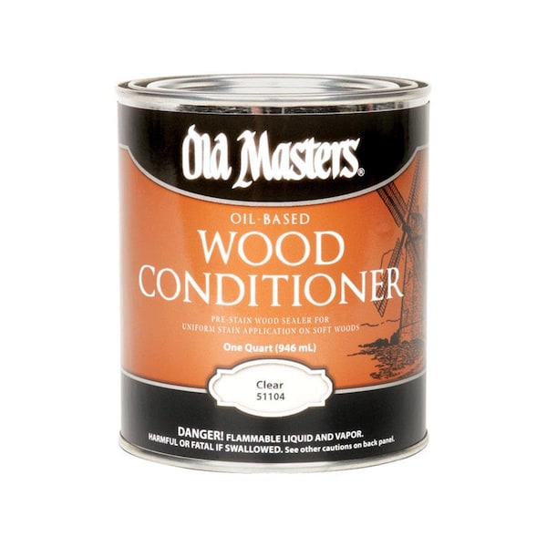 Old Masters 1 qt. OilBased Wood Conditioner, Clear, 4PK 1626464 - main