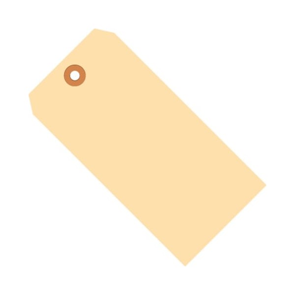 The Packaging Wholesalers Manila Shipping Tags, 13 Pt., #7, 5-3/4"L x 2-7/8"W, 1000/Pack G10071 - main