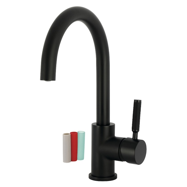 Kingston Brass Single-Handle Vessel Sink Faucet, Matte Black LS8230DKL - main