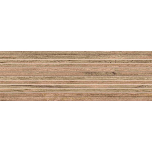 Andova Tiles Flume 13-in. x 39-in. Subway Linear Wood-Look Matte Ceramic Wall Tile (14.31 Square Feet Per Box) ANDFLU1458 - main