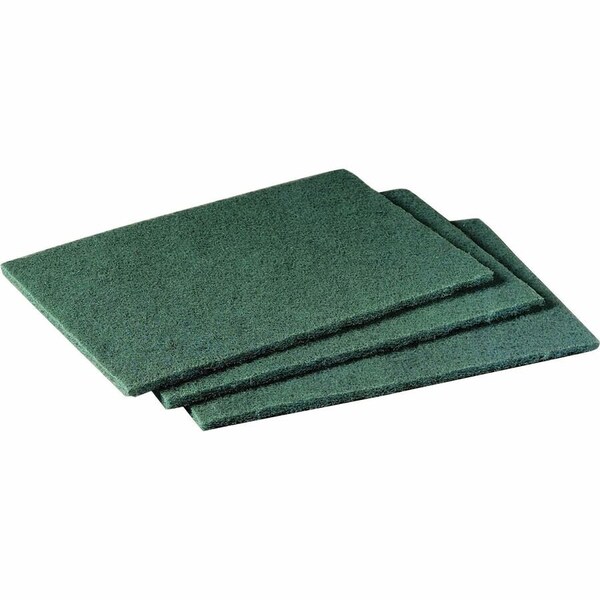 Scotch-Brite Scouring Pad, 9 in L, 6 in W, Green 96 - main