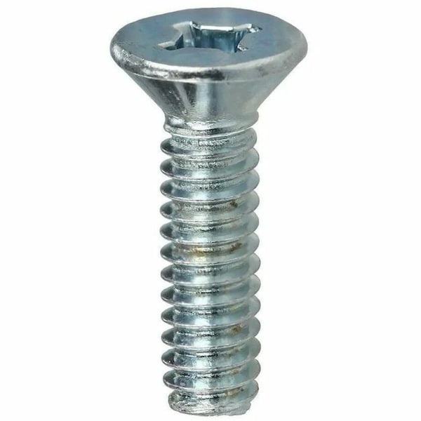 Dottie #8-32 x 1/2 in Combination Phillips/Square Flat Machine Screw, Zinc Plated Carbon Steel, 100 PK FMDD83212 - main